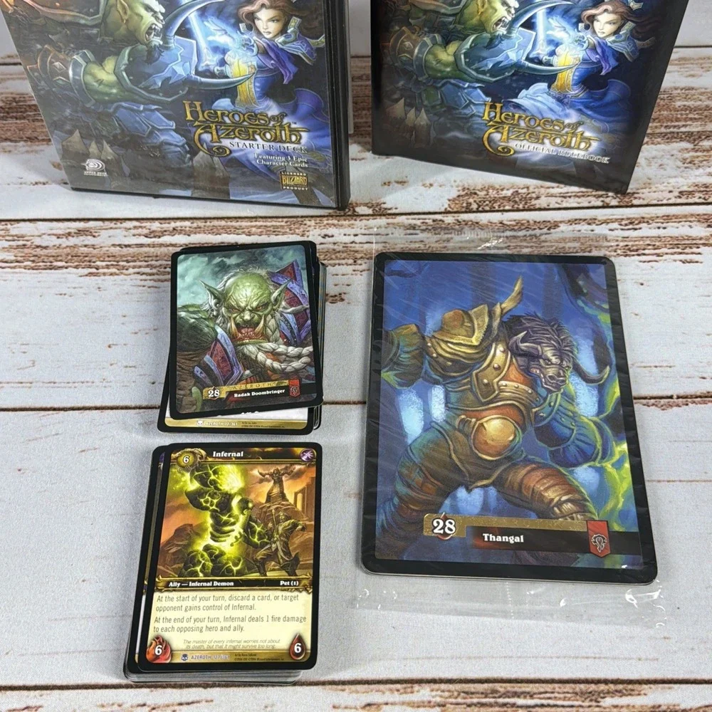World of Warcraft TCG Heroes of Azeroth Starter Deck 2006 Upper Deck Used